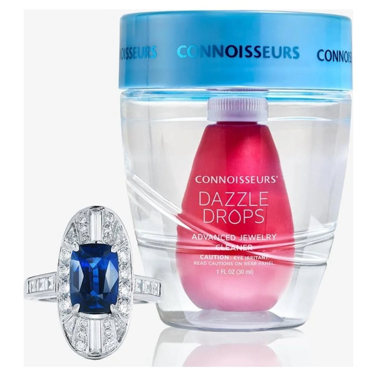 Dazzle Drops Advanced Jewelry Cleaner Kit for Gold, Platinum, Diamonds, and Gemstones